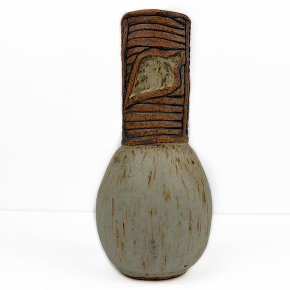 Vintage Stoneware Vase - Picture 1 of 7